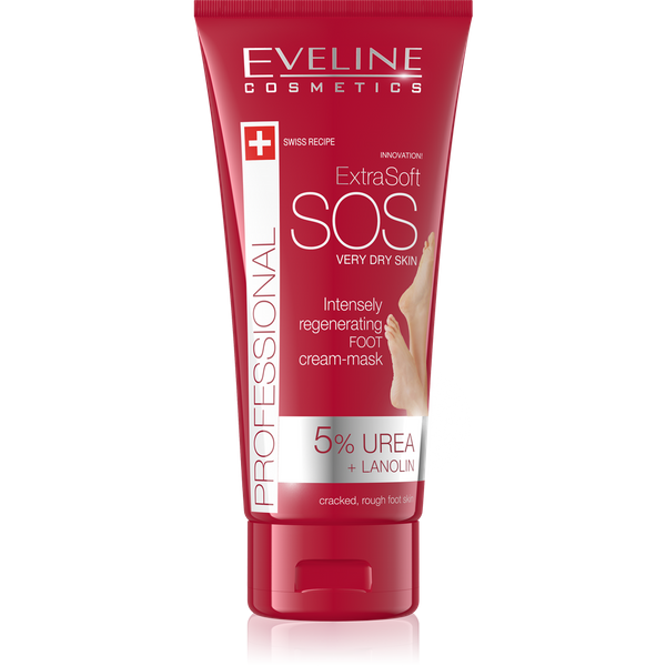 Eveline Extra Soft SOS 5% Urea Intensively Regenerating Cream Foot Mask 100ml