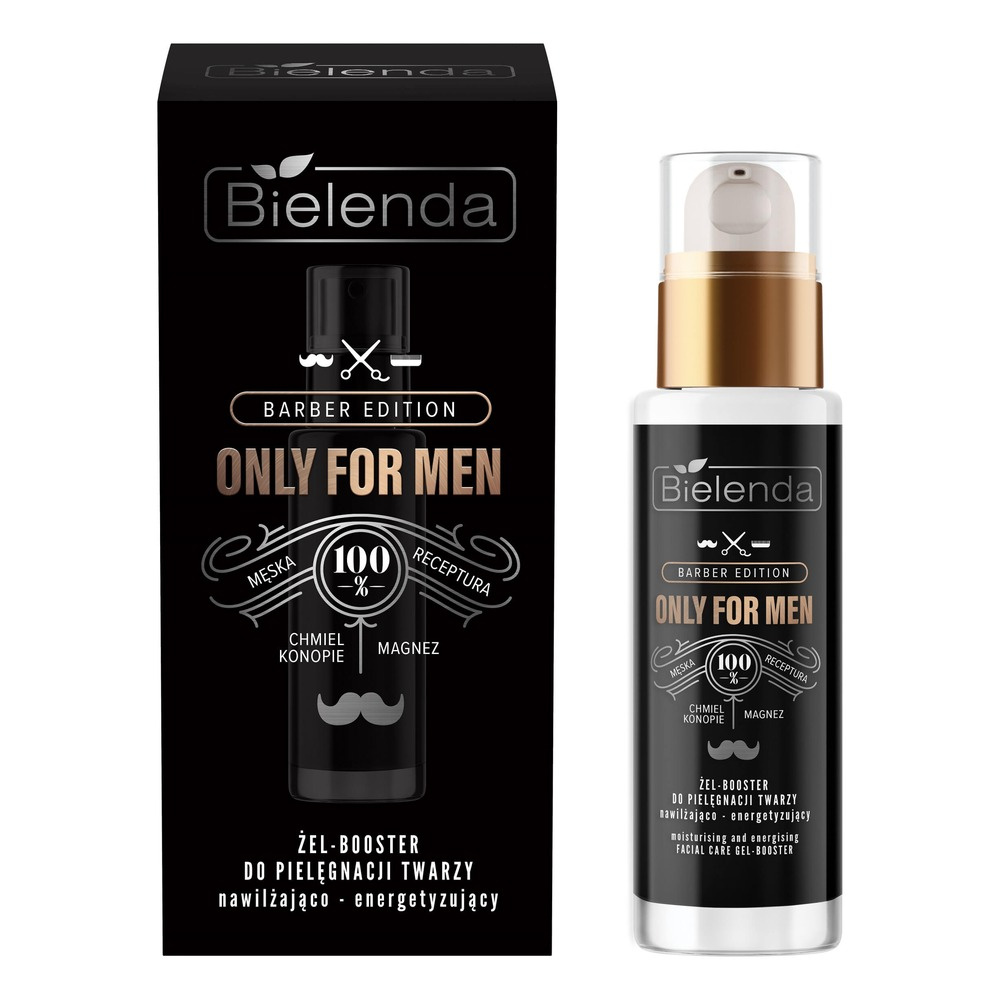 Bielenda Only for Men Barber Edition Moisturizing - Energizing Gel-Booster 30ml