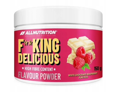 Allnutrition Fitking Delicious Flavour Powder White Chocolate Raspberry Flavouring Powder 150g