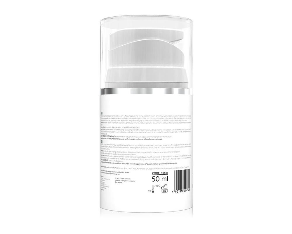 Apis Professional 40% Acid Exfoliating Blend Phytic Ferulic Lactic-Pyruvic Acid 50ml