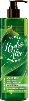 Bielenda Super Skin Hydro Aloe Moisturising Oil for Bath and Shower Aloes 400ml