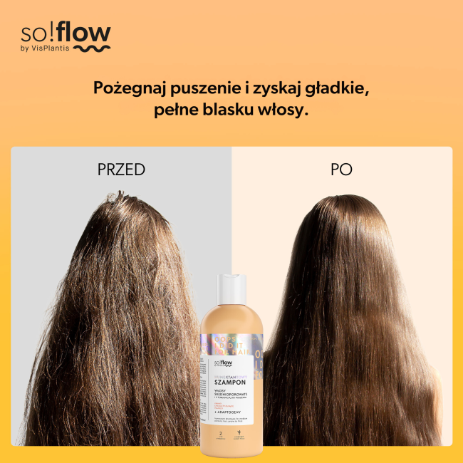 So!Flow Humectant Shampoo for Medium Porosity and Frosty Hair 400ml