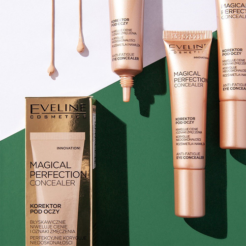 Eveline Magical Perfection Korektor pod Oczy Kryje Rozświetla Nr 01 Light 15ml