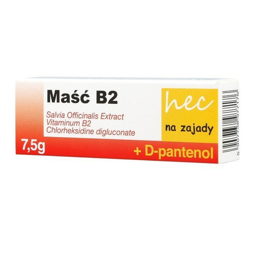 Maść B2 hec, na zajady, 7,5 g