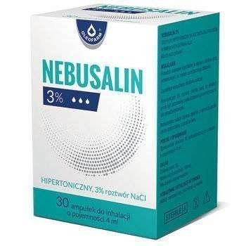 Nebusalin 3% Inhalation Solution x 30 ampoules of 4ml Best Before 30.09.25