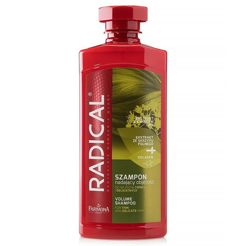 Farmona Radical Szampon Nadający Objętość Włosy Cienkie i Delikatne 400ml