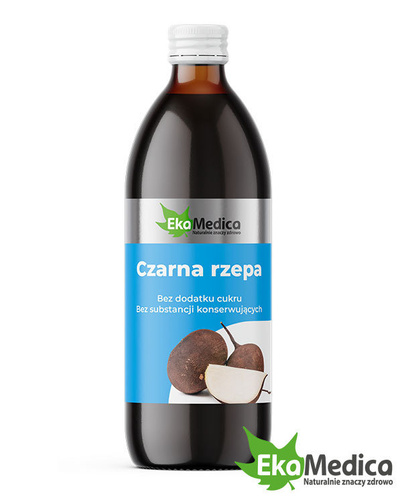 EkaMedica Natural Black Turnip Juice 500ml Best Before 28.08.26