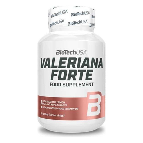 BioTechUSA Valeriana Forte Supplement For Calming and Relaxation 60 Tablets