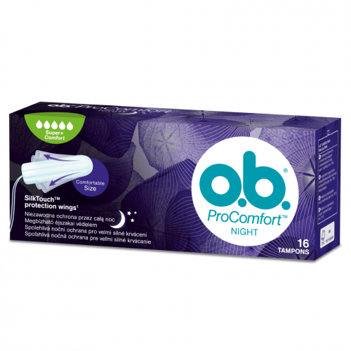 Tampons ob ProComfort Night, Super Plus comfort 16pcs