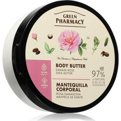 Green Pharmacy Masło do Ciała Róża Damasceńska i Masło Shea 200ml