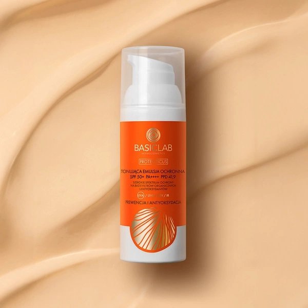 BasicLab Protecticus Koloryzująca Emulsja SPF 50 50ml