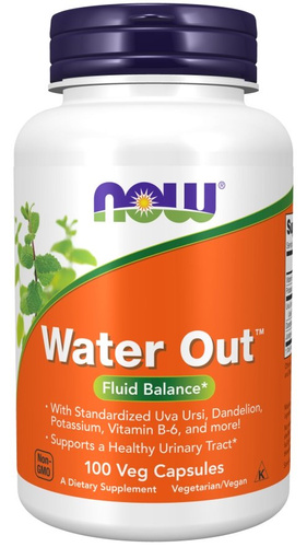 Now Foods Water Out Wspiera Zdrowie Dróg Moczowych 100 Kapsułek