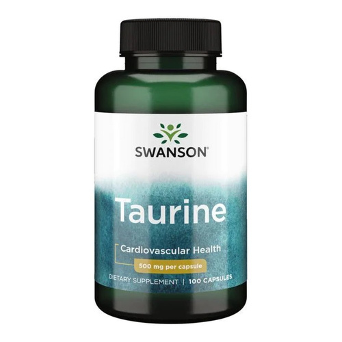 Swanson Taurine 500mg 100 Kapsułek