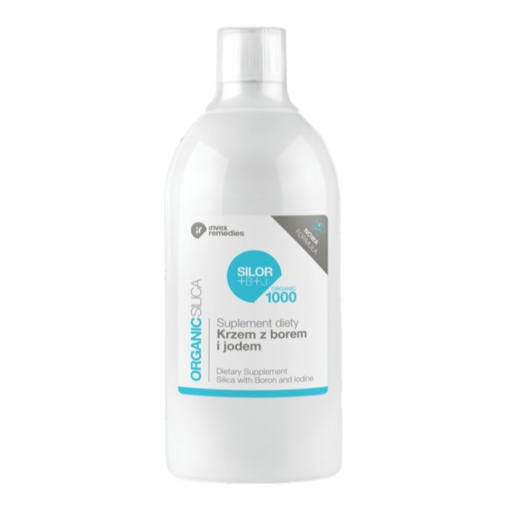 INVEX REMEDIES Silor+B+J Organic 1000 Krzem + Bor + Jod 1000ml