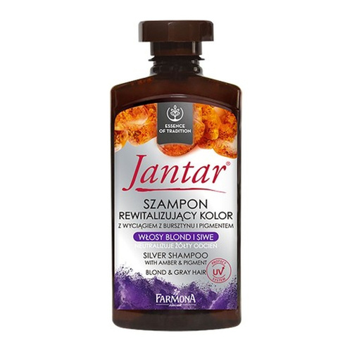 Jantar Silver Shampoo with Amber and Pigment for Blond and Grey Hair 330ml