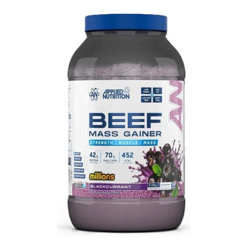 Applied Nutrition Beef Mass Gainer, Millions Blackcurrant 3130g