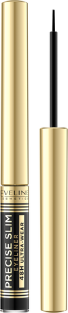Eveline Precise Slim Ultraprecyzyjny Liner do Oczu Długotrwały Efekt 48H Vinyl Black 2ml