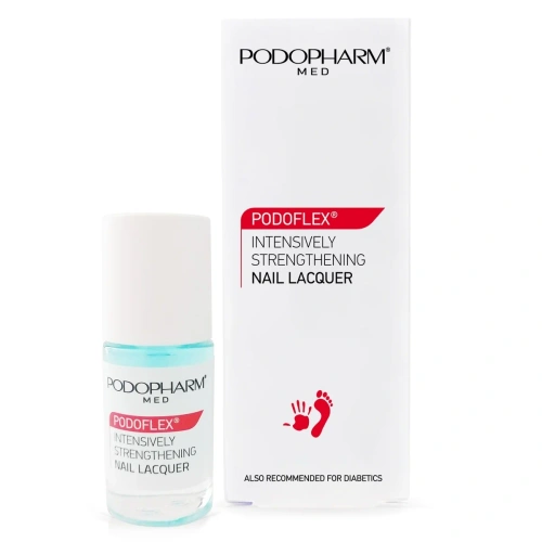 Podopharm Med Podoflex Intensively Strengthening Varnish for Dry Brittle and Splitting Nails 9ml