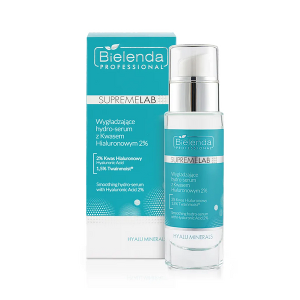Bielenda Professional SupremeLab Hyalu-Minerals Smoothing Hydro-Serum with Hyaluronic Acid 2% 30ml Best Before 31.07.26