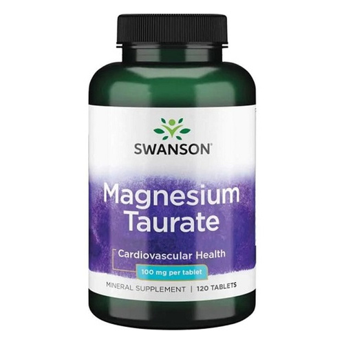 Swanson Magnesium Taurate 100mg 120 Tablets