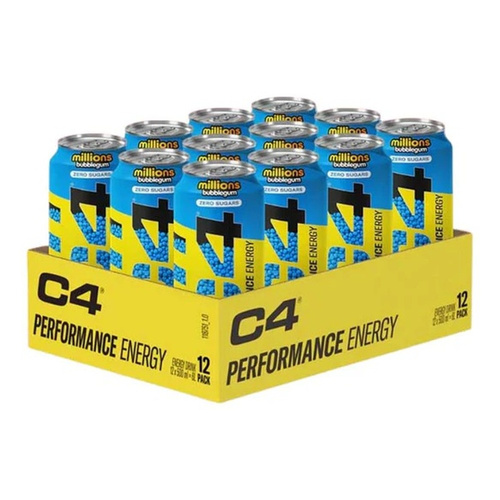 Cellucor C4 Performance Energy Millions Bubblegum Napój Energetyczny Na Energię i Skupienie 12 x 500ml