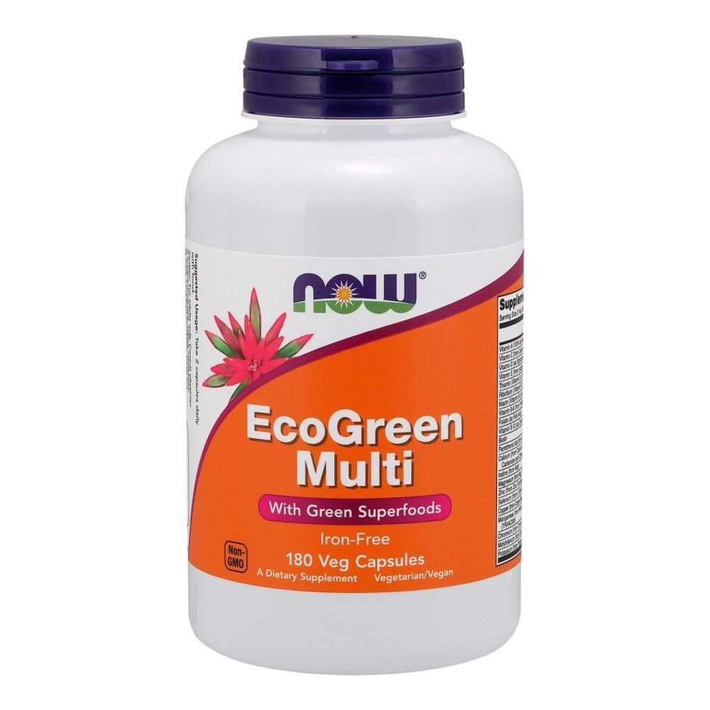 Green Multi, Iron Free - 180 vcaps