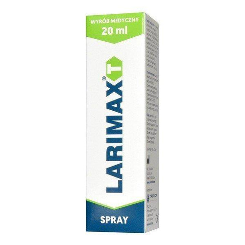 Larimax T Spray na Podrażnione Gardło dla Dzieci powyżej 2 Roku Życia 20ml