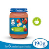 Gerber Mus Banan Truskawka z Jabłkami dla Niemowląt po 6 Miesiącu 190g