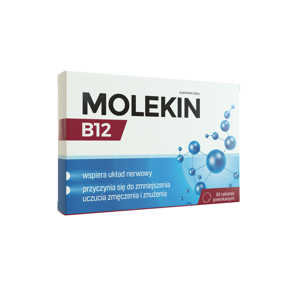 Molekin B12 na Wsparcie Układu Nerwowego 60 Tabletek
