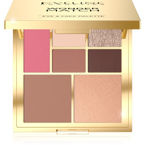 Eveline Wonder Match Paleta do Makijażu Oczu i Twarzy 1 Sztuka