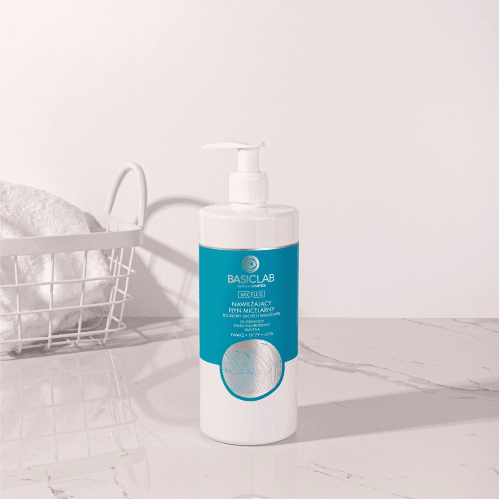 BasicLab Micellis Moisturizing Micellar Water For Dry and Sensitive Skin 500ml