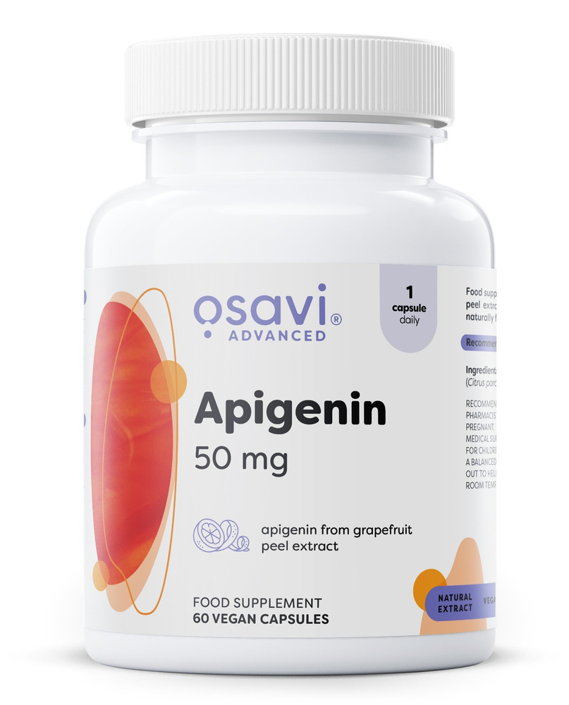 Osavi Apigenin 50mg Grapefruit Peel Extract 60 Capsules