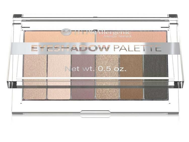 Bell HypoAllergenic Eyeshadow Palette Paleta Cieni do Powiek dla Wrażliwej Skóry 02 17g