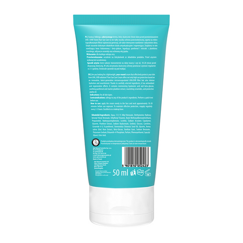 Apis Pure Sun Waterproof Protective Face Cream SPF 50 UVA UVB for All Skin Types 50ml