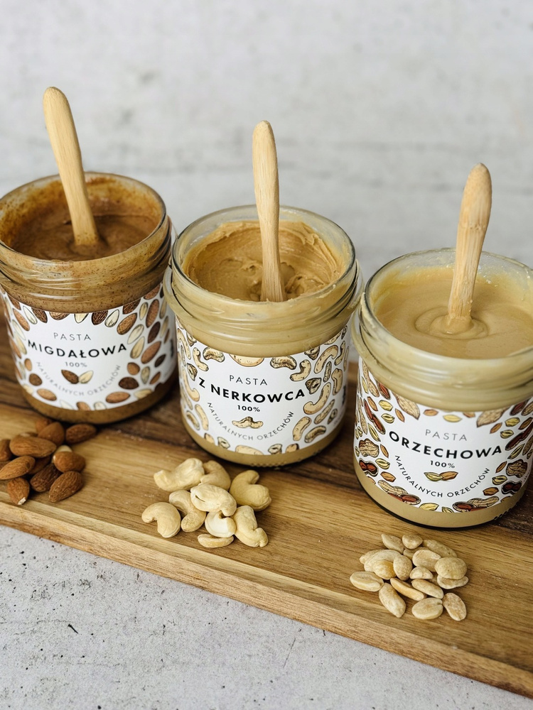 Młyn Kopytowa Skarby Młyna 100% Naturalna Pasta Orzechowa Arachidowa Masło Orzechowe 300g