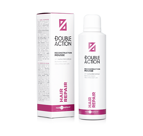 Hair Company Professional Double Action Hair Repair Reconstruction Mousse 200ml