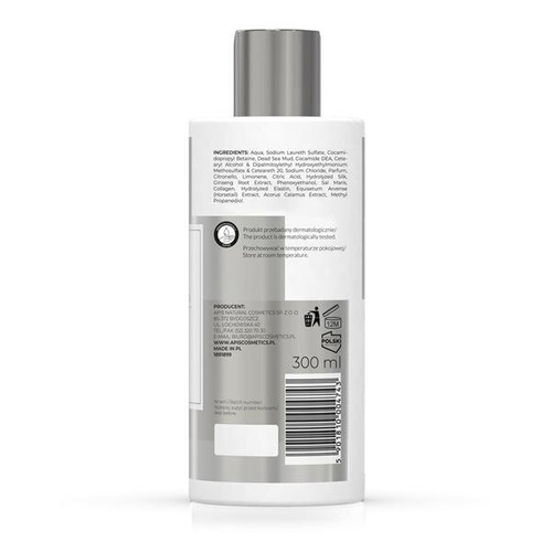 Apis Inspiration Mud Shampoo with Dead Sea Minerals for Dry Damaged and Brittle Hair 300ml