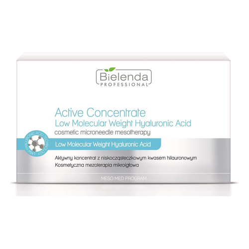 Bielenda Professional Meso Med Active Program Concentrate with Low Molecular Hyaluronic Acid for Dry Mature Skin 10x3ml
