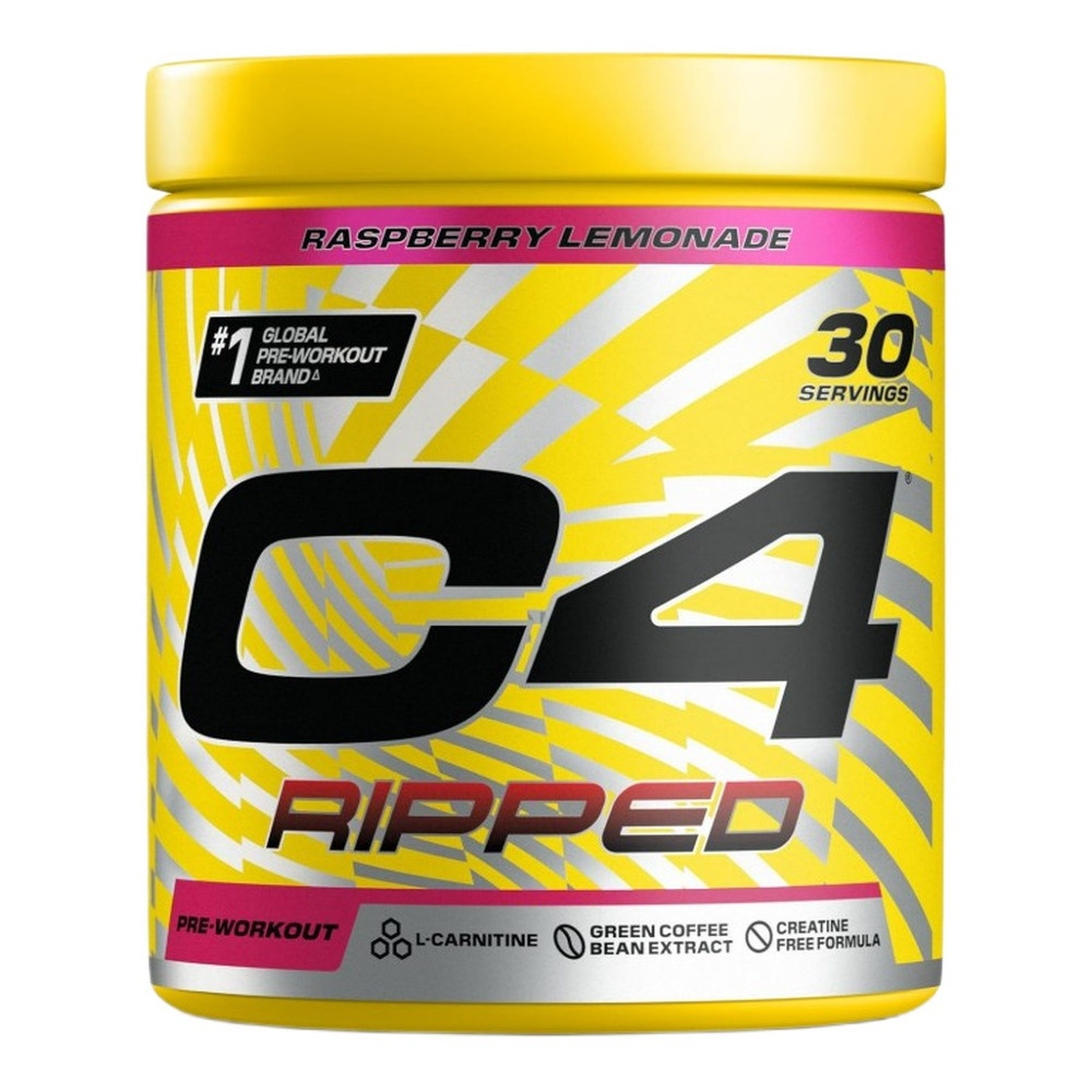 Cellucor C4 Ripped Pre-workout for Energy and Fat Burning Raspberry Lemonade 192g