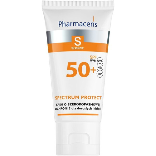 Pharmaceris S Krem o Szerokopasmowej Ochronie SPF 50+ dla Dorosłych i Dzieci do Twarzy i Okolic Oczu 50ml + 50ml Gratis