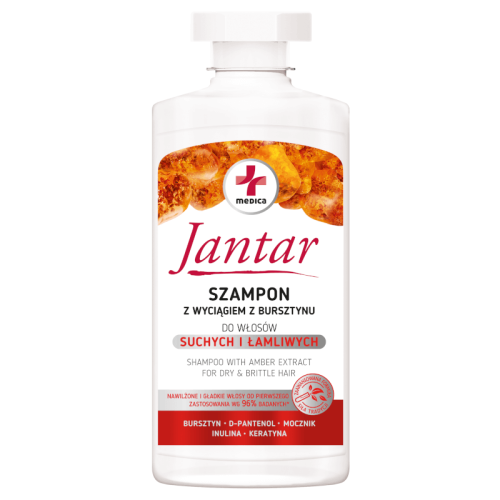 Jantar Medica Moisturizing Shampoo with Amber Extract 330ml