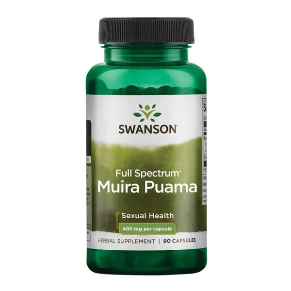 Swanson Full Spectrum Muira Puama 400mg 90 Capsules