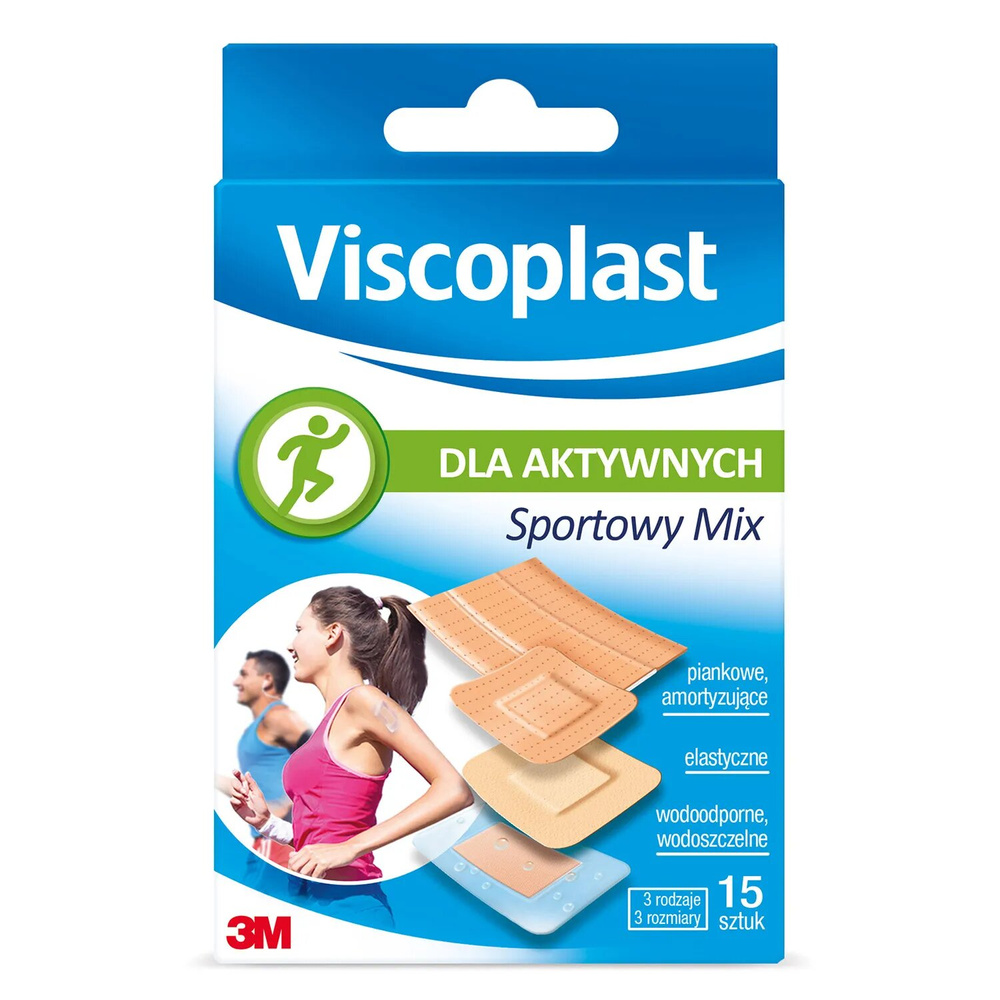 Viscoplast Patches for Active Sports Mix 15 Pieces