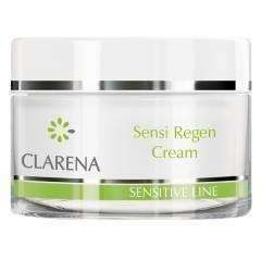 Clarena Sensitive Line Regenerujący Krem do Cery Wrażliwej Naczyniowej i Skłonnej do Alergii 50ml