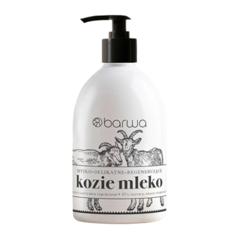 Barwa Pure Calm Goat Milk Regenerating Liquid Soap for Sensitive and Dry Skin 450ml