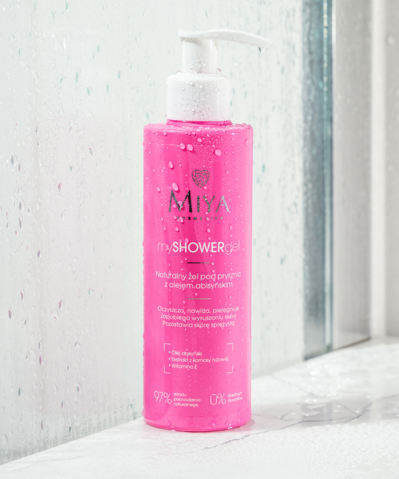 Miya mySHOWERgel Naturalny Żel pod Prysznic z Olejem Abisyńskim 190ml