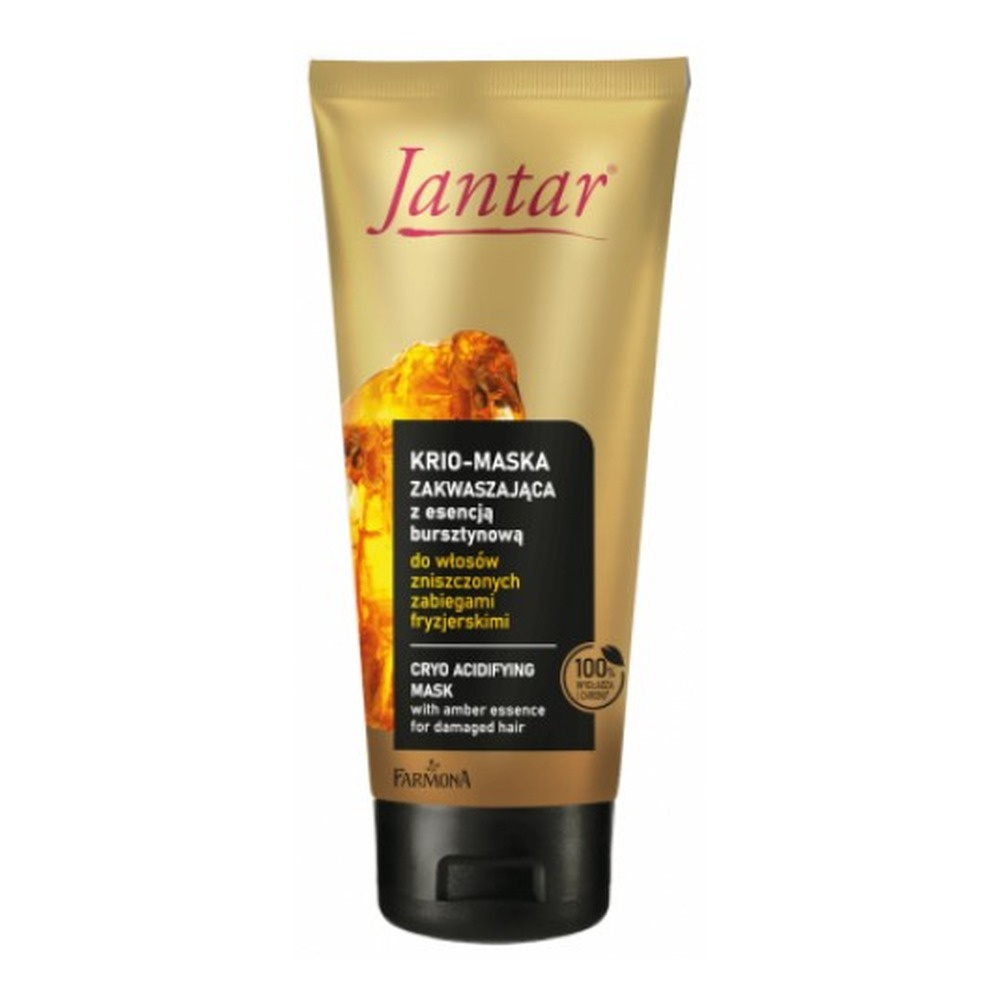 Jantar Cryo-Acidifying Mask with Amber Essence for Hair Damaged by Hairdressing Treatments 200ml