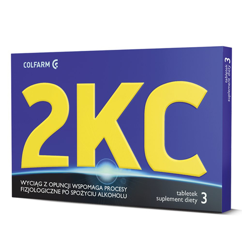 Colfarm 2KC Support for the Body after Alcohol Consumption 3 Tablets