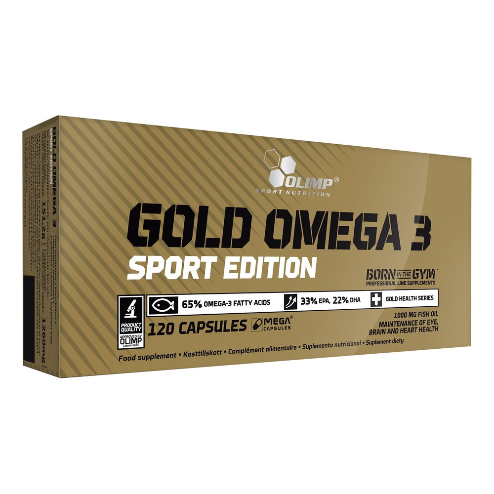 Olimp Gold Omega 3 Sport Edition 120 Capsules