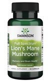 Swanson Full Spectrum Lion's Mane Mushroom 500mg 60 Capsules